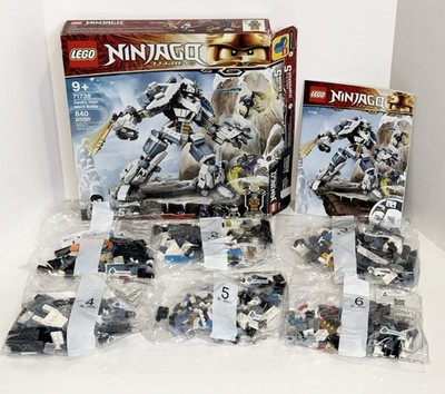 LEGO NINJAGO Legacy Zane's Titan Mech Battle 840-Pieces Lego Set 71738