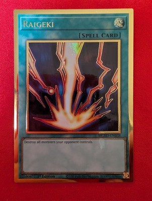 Yu-Gi-Oh TCG Maximum Gold: El Dorado #MGED-EN038 Raigeki Gold Rare,1st Edition