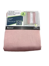 YOUR ZONE - 63 In Blackout Curtain Panel Pair 