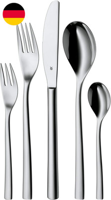 WMF Palermo Besteck Set 12 Personen, Essbesteck 60 Teilig, Monobloc-Messer, Crom