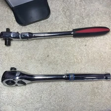 1/4 & 3/8 Dr Flex Head Ratchet & Duratech 90 Tooth 1/2” Dr Ratchet