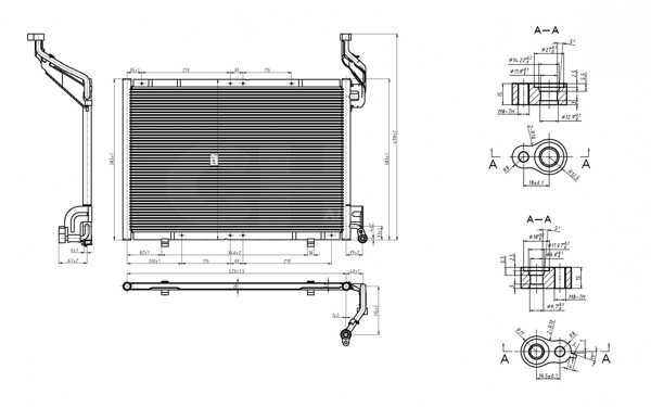 Hart 614 993 Kondensator, Klimaanlage FüR Ford-image