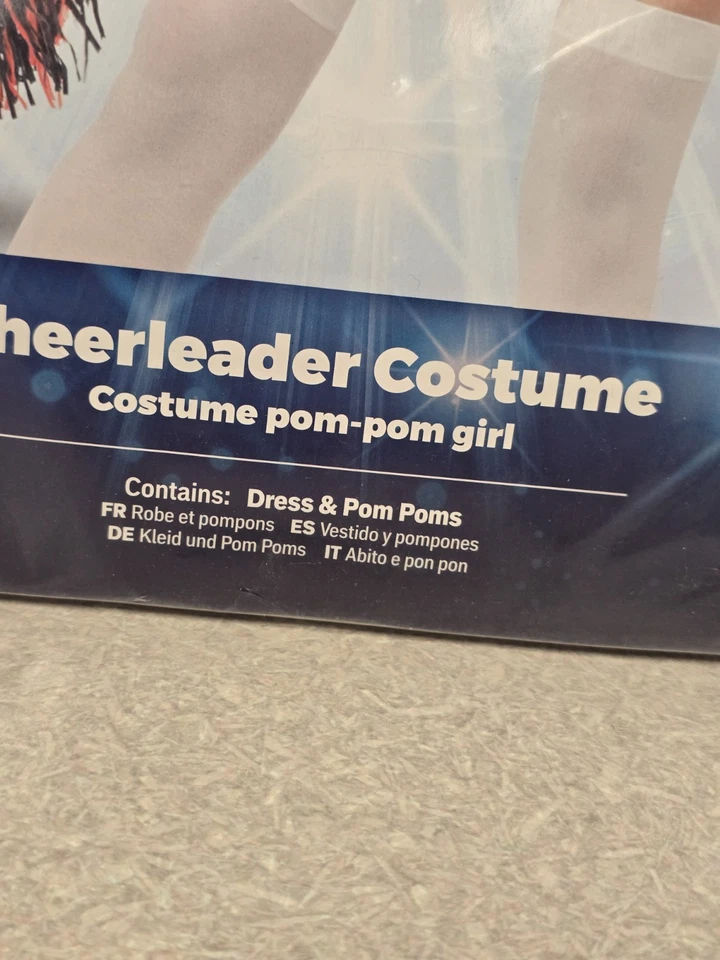 Disfraz de animadora roja Smiffys para mujer talla L NUEVO Foto 2 de 4