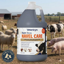 Vetericyn Plus Super 7 Navel Dip for Dogs Cats Horses Animals 1 Gallon
