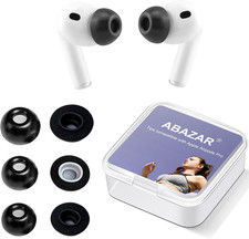 Memory Foam Tips for Newest Airpods Pro 3, No Silicone Eartips Pain, Anti-Slip R