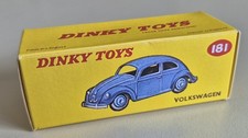 DINKY TOYS BOITE REPRO COPY VIDE VOLKSWAGEN COCCINELLE N°181