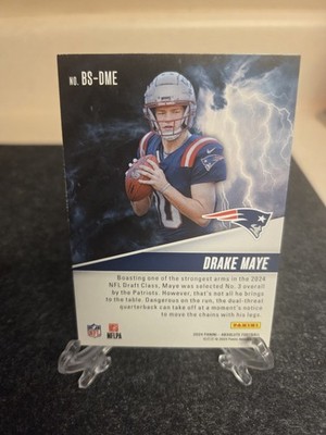 Drake Maye 2024 Panini Absolute BY STORM ROOKIE RC #BS-DME Patriots