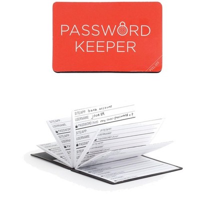 Password Keeper Duo, Red Wallets, 2-Pack
