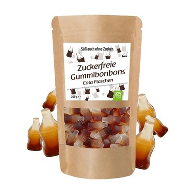(22,60EUR/kg) Zuckerfreie Gummibärchen 3 x 250g Beutel von LCW