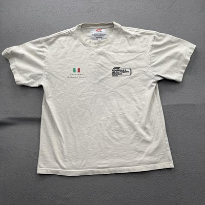 Formula 1 Monza Gran Premio D'Italia Shirt Mens Large Beige Racing PacSun