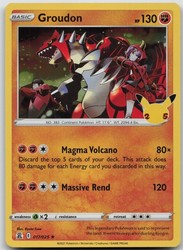 Groudon 017/025 Celebrations Holo Rare
