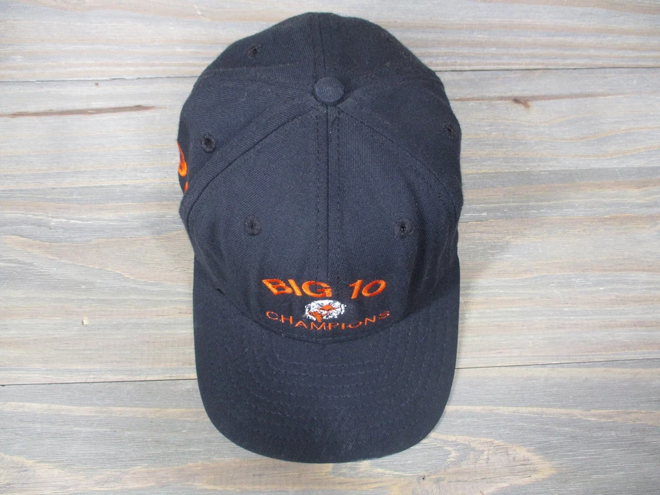 Vintage Illinois Fighting Illini Hat Cap Fitted Mens 7 1/4 NCAA Football New Era - Image 3 of 4