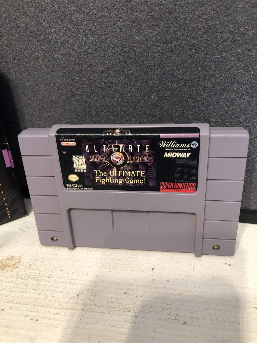 Ultimate Mortal Kombat 3 Super Nintendo, SNES Complete CIB