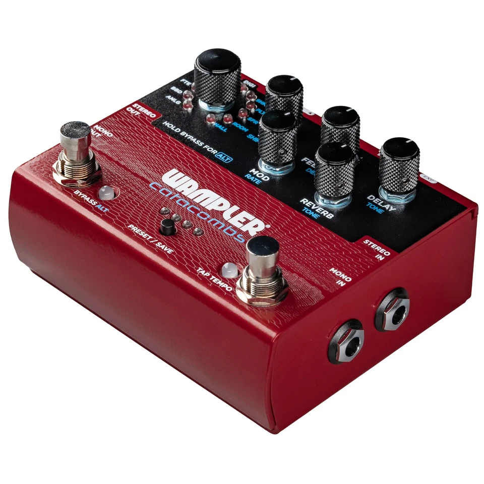 Pedales Wampler Catacumbas Pedal de reverberación y retardo Foto 2 de 4