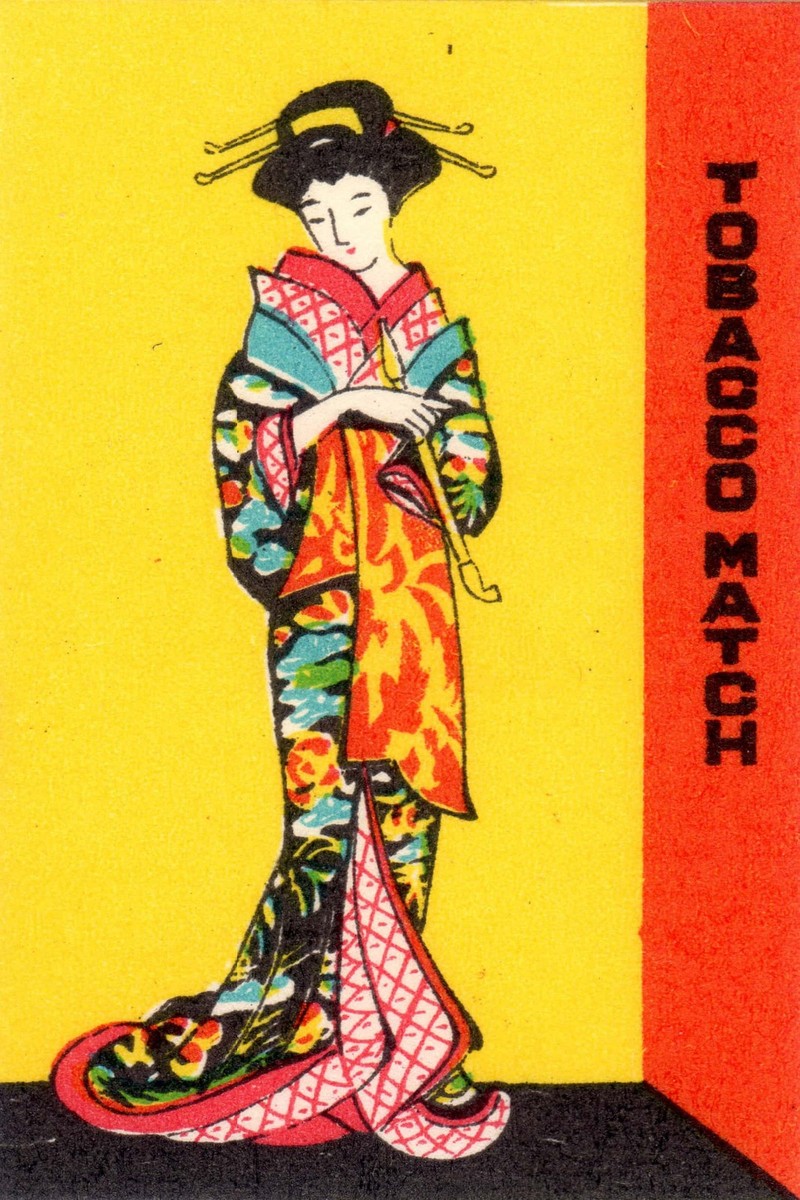 geisha tobacco Hwaching Co, Girl Advertising card Starbuzz Hookah Flavors & Shisha