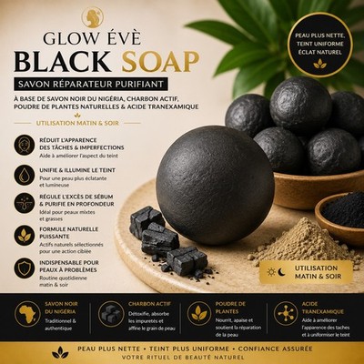 GLOW EVÈ BLACK SOAPSife Repair Reiniger