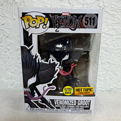 Funko Pop! Marvel Venom Venomized Groot #511 GITD Hot Topic Exclusive