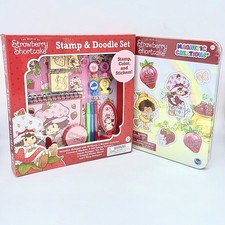 Strawberry Shortcake Activity Set Stamp  Doodle Set  Magnetic Creation Playset