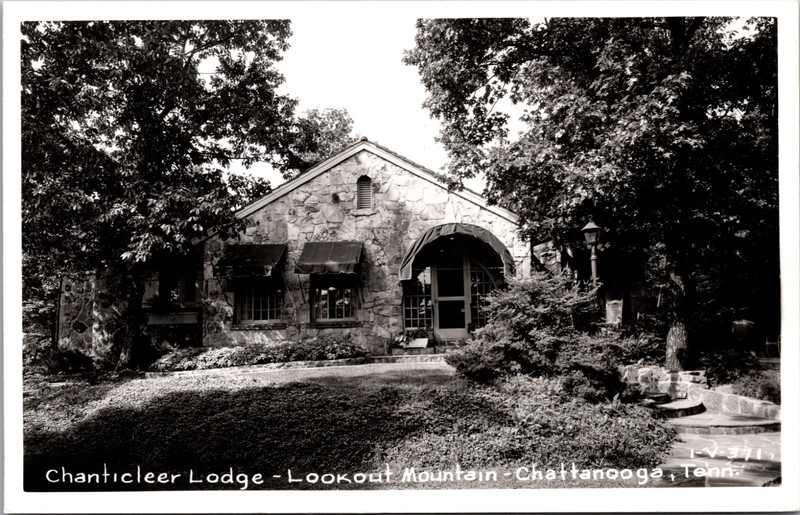 RPPC Chanticleer Lodge Lookout Mountain Chattanooga Tennessee Hotel View