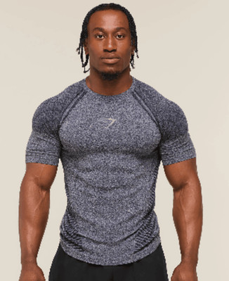 Gymshark Devant Seamless Tee Heavy Blue - Size XS Brand New