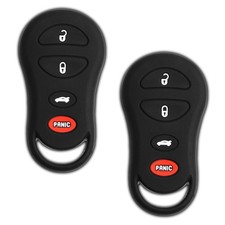 2 Key Fob Remote Skin Shell Case Cover for Chrysler Dodge 04602260