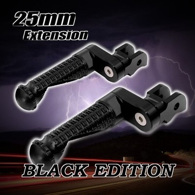 MPRO 1 inch Extension Black Front Foot Pegs For YZF R1 R1M 15 16 17 18 19 20 21