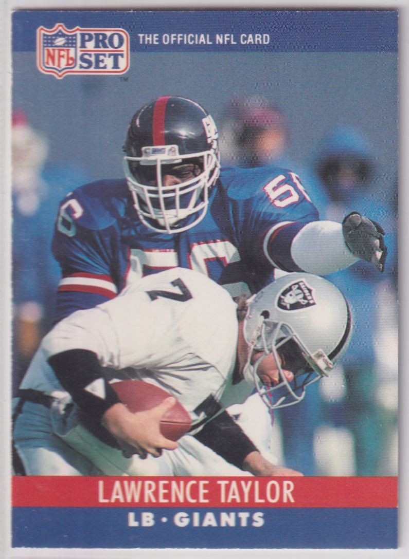 1990 Pro Set FACT Cincinnati #231 Lawrence Taylor