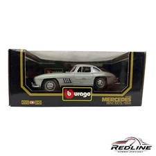 Burago Diamonds 1954 Mercedes-benz 300 Sl Silver 118 Burago Diamonds 1954 Mercedes-benz 300 Sl Silver 118