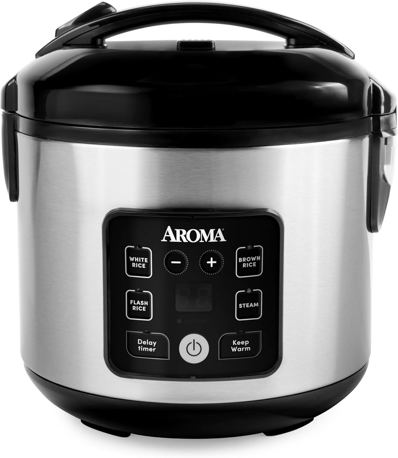 AROMA&reg; CoreCoat&trade; Digital Rice Cooker & Steamer for Brown Rice with Nonstick 