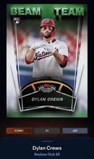 25 Topps Bunt DIGITAL Stadium Club Beam Team ICONIC Dylan Crews