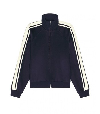 Bottega Veneta Wool Blend Track Jacket $2700 Sz XL 717363 V2CA0 Navy