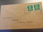 GB STAMPS GUERNSEY UNDER OCCUPATION 1941 1/2d COAT OF ARMS FIRST DAY COVER HILEY