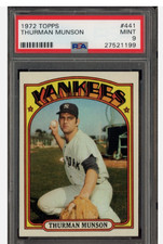 1972 TOPPS Thurman Munson #441 PSA 9 MINT