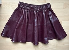H&M Edition ausgestellter Minirock in Lederop...