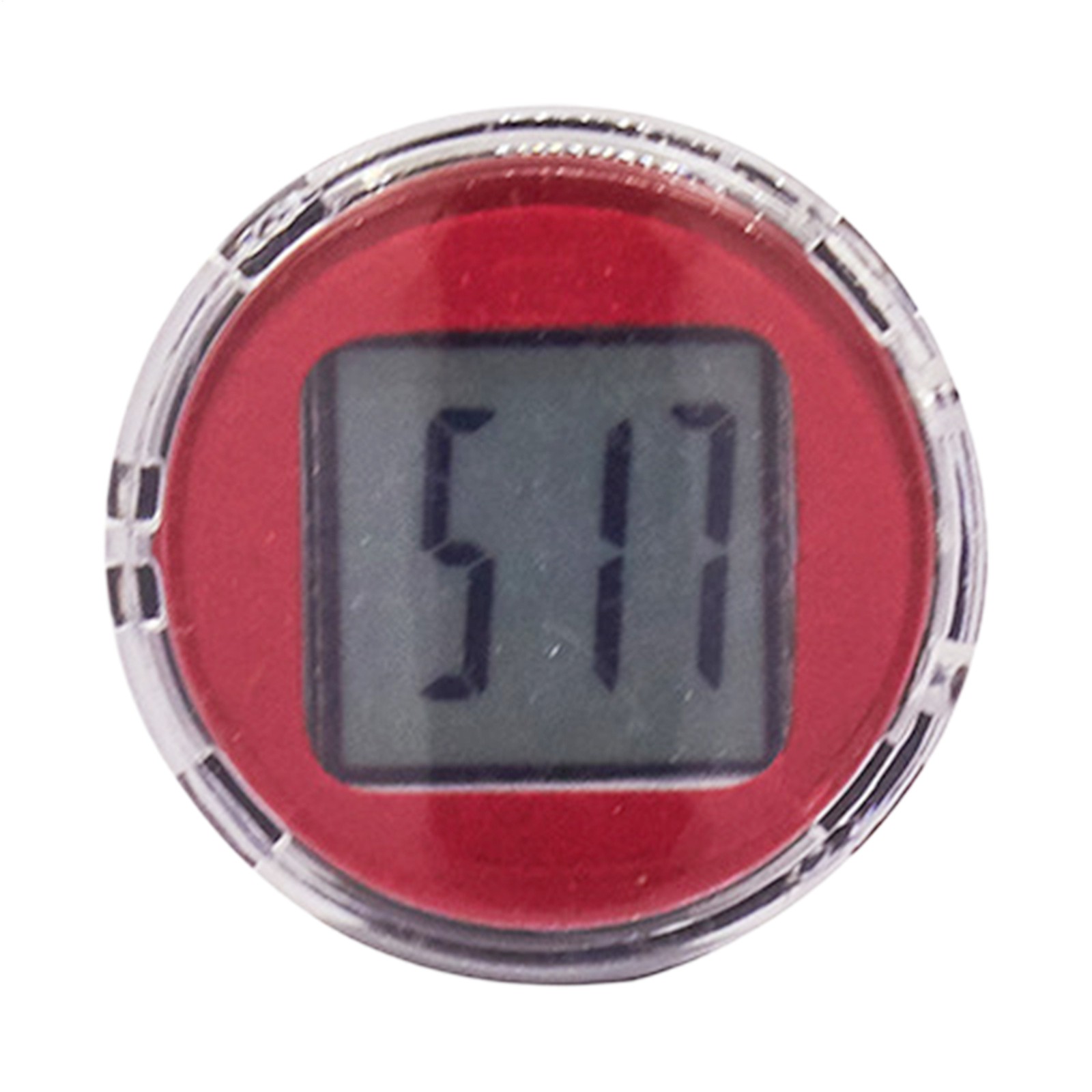 1x Small Digital Clock LCD Stick-On Clock For Car Dashboard 