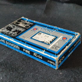 Vintage Nintendo Game & Watch Fire RC-04 Handheld game 1980 w/Box set, Working