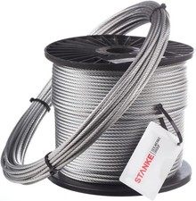 VERZINKTES DRAHTSEIL Stahlseil Seil Draht nach DIN Windenseil - TOP Preis !!!