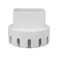 Downspout Adapter Rainwater Trough To Drain Pipe Adapter Downspout Adapter White