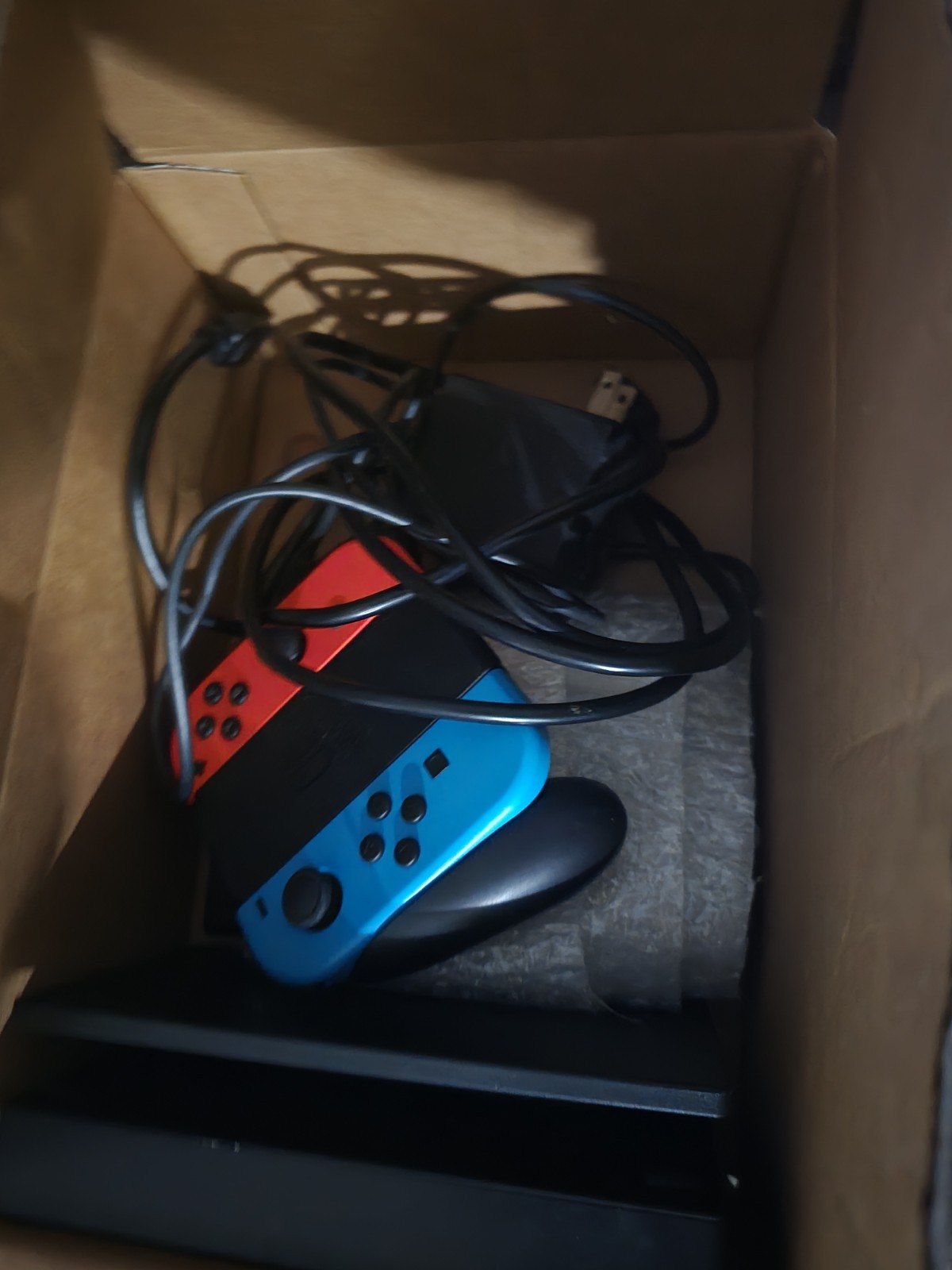 Nintendo Switch with Neon Blue and Neon Red Joy-Con (HAC-001-01)