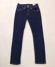 Rag  Bone Dark Wash Blue Capri Stretch Denim Jeans Women's 26 Inseam 27"