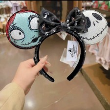 Loungefly Disney.Parks Nightmare Before Christmas Sally Jack Ears 2026 Headband