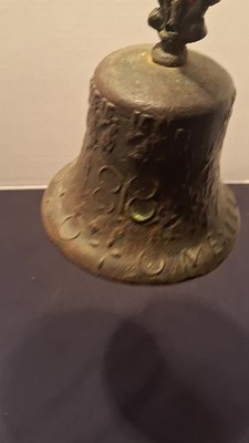 Antique Bronze Spanish Colonial Mission Bell Church Bell 1818
