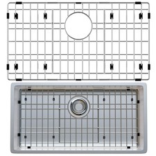 MIYUPTC Kitchen Sink Grid and Sink Protectors, Stainless Steel Sink Grids for Bo