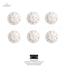 Villeroy & Boch - Set 6 Piatti fondi Petite Fleur diametro 20 cm