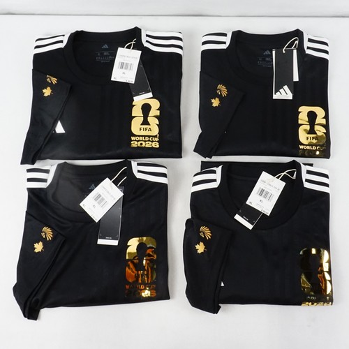 Adidas CAMPEON 25 FIFA World Cup 2026 Jersey In Black Men's Size XL - Set of 4