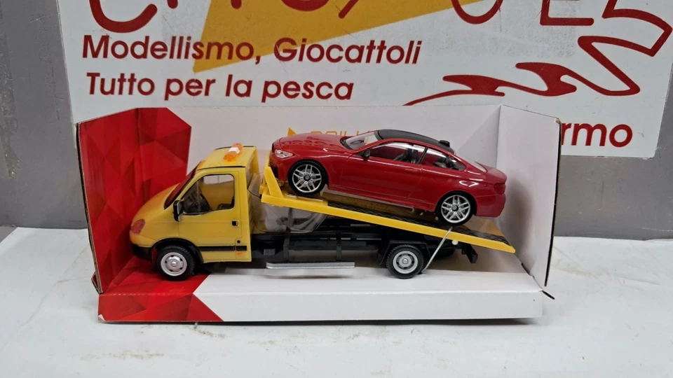 MONDO 1/43 - IVECO DAILY SOCCORSO STRADALE CON BMW - carro attrezzi - Immagine 2 di 2