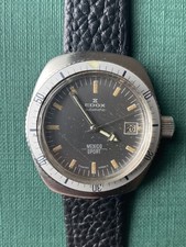 VINTAGE EDOX MEXICO SPORT DIVER 20 AT. AUTOMATIC ETA 2472 - READ DESCRIPTION