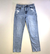American Eagle Jeans Womens Stretch Size 4 Curvy Mom Jean Stretch Distress