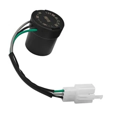 Motorcycle 3-Wire Turn Signal Flasher, 12V Scooter Flasher Blinker Relay Black