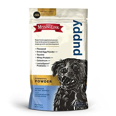 The Missing Link Puppy Supplement - Superfood Powder for Growth, Immunity